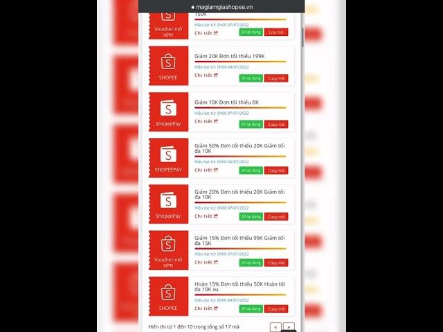 Cách lấy toàn bộ mã giảm giá Shopee trong một nốt nhạc