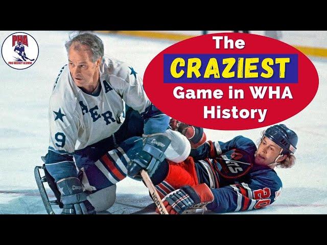 Gordie Howe, Bobby Hull & the Insane WHA Game Between the Winnipeg Jets and Houston Aeros (Hilites)