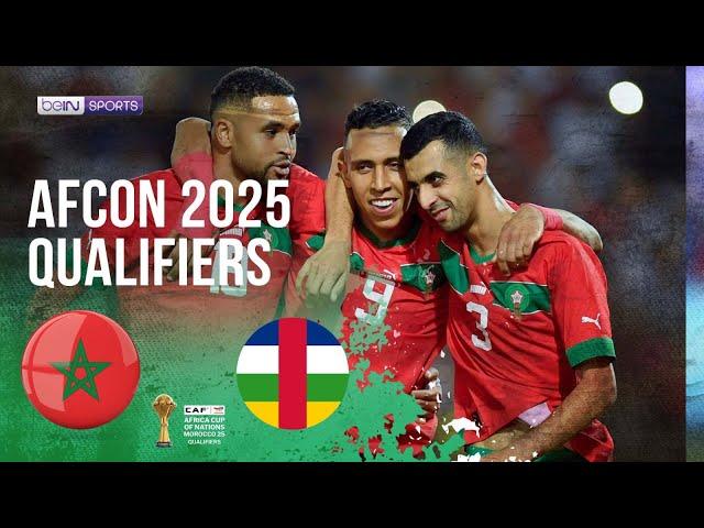 Morocco vs Central Africa Republic | AFCON 2025 Qualifiers HIGHLIGHTS | 12/10/24 | beIN SPORTS USA