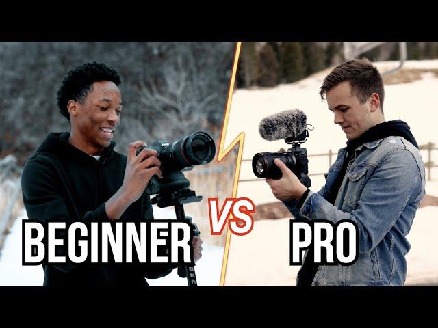 Beginner vs Pro 4 // Engagement Video Shootout