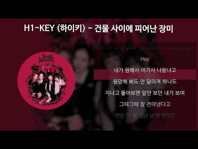 H1-KEY(하이키) - 건물 사이에 피어난 장미 (Rose Blossom) [가사/Lyrics]