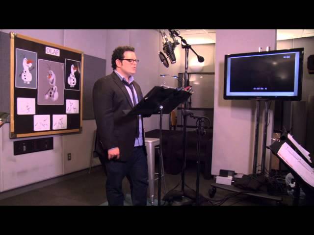 Frozen: Josh Gad "Olaf" Behind the Scenes | ScreenSlam