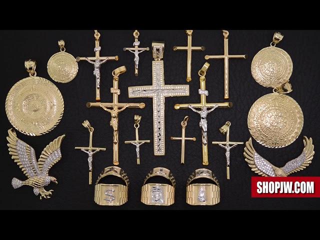 10k Gold Pendants Rings and Earrings || Shopjw