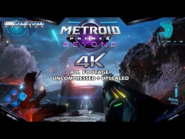 Metroid Prime 4: Beyond 4K 60FPS All Gameplay Footage Uncompressed and Upscaled