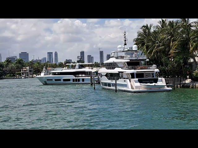 Star Island Miami Boat Tour 2024 in 4K