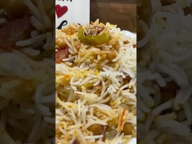 Spicy Channa Biryani  #tummilicious #shortvideo #food #indiancuisine #shorts