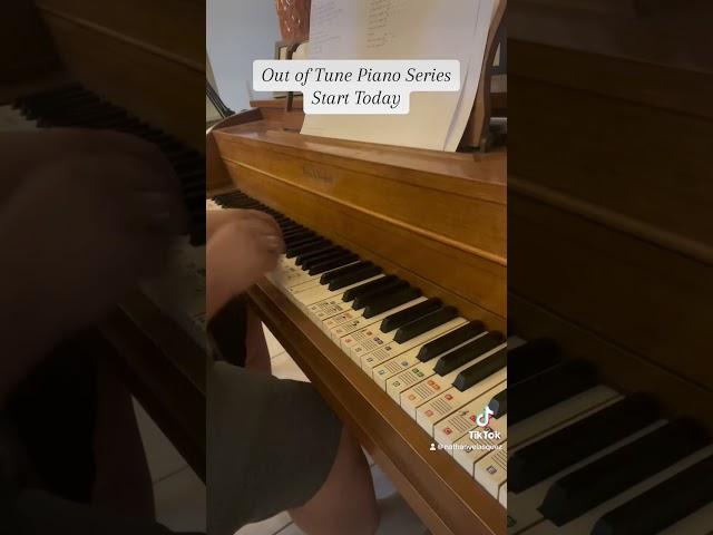 Out of Tune Piano Series - “Start Today” - by Nathan Velasquez