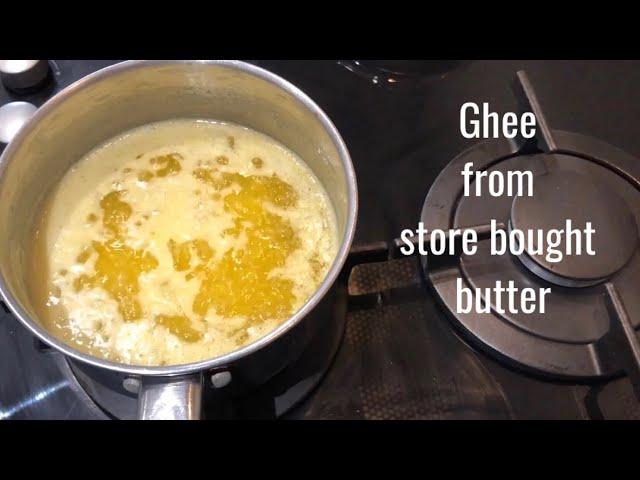 Making Pure Ghee At Home | Easy way of Making Clarified Butter at Home from Store Bought Butter