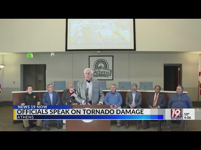 Athens Officials Speak on Tornado Damage | Jan. 2, 2025 | News 19 at 4 p.m.