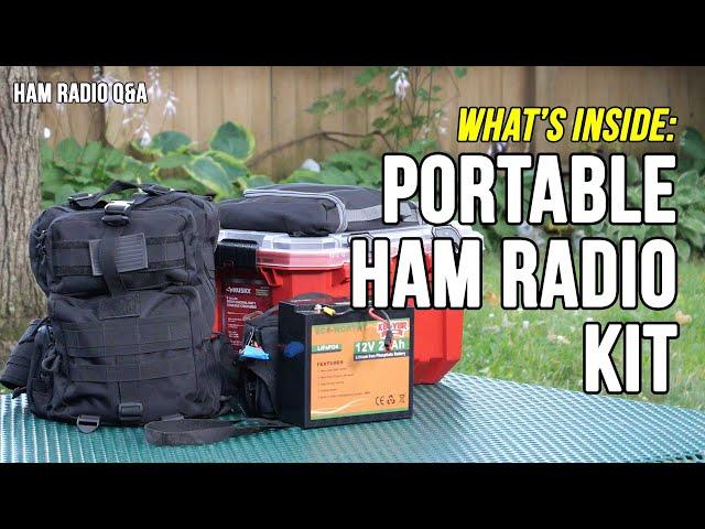 My HF ham radio portable kit: 2022 edition #hamradioqa