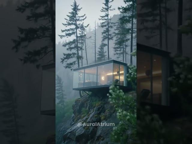 Modern Glass Cabin in the Forest – A Serene Nature Escape