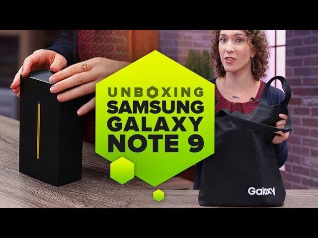 Unboxing the Samsung Note 9: Here's everything you get