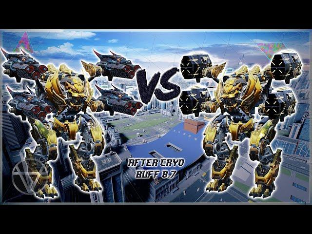 [WR]  Ultimate Orkan VS Cryo (+40%) – Mk3 Comparison | War Robots