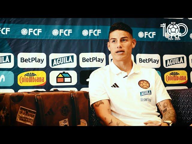 "Por tu país das  un poco más": James Rodríguez tras conseguir 100 partidos con Colombia