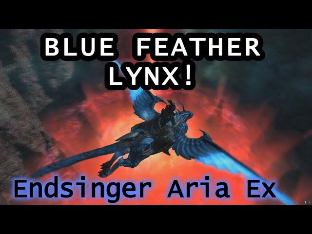 FFXIV: Endsinger Aria Mount - Bluefeather Lynx Showcase
