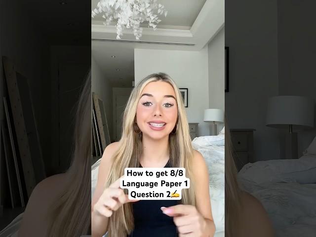 English Language Paper 1: how to get full marks on question 2 ️