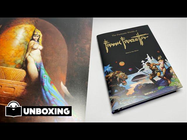 Artbook | UNBOXING Preview | The Fantastic Worlds of Frank Frazetta