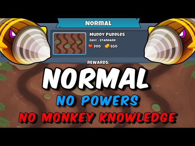 BTD6 Dreadbloon Normal Tutorial | No Paragon + No Monkey Knowledge | Muddy Puddles