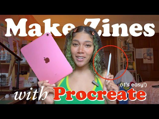 how to make zines on an ipad (beginner friendly!) ⁎⁺˳༚