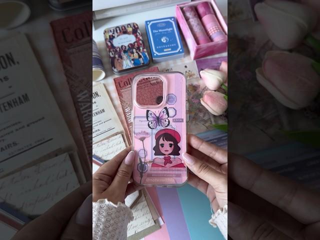 decorating my phone case  | paperwrld unboxing #stationery