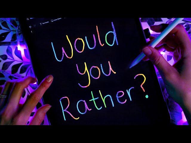 Gibi ASMR | Playing Would You Rather on an iPad