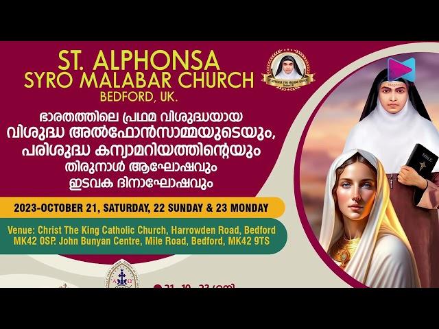 ST ALPHONSA FEAST -BEDFORD