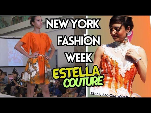 Estella Couture 2021 New York Fashion Show. Ethnic Royal Collection