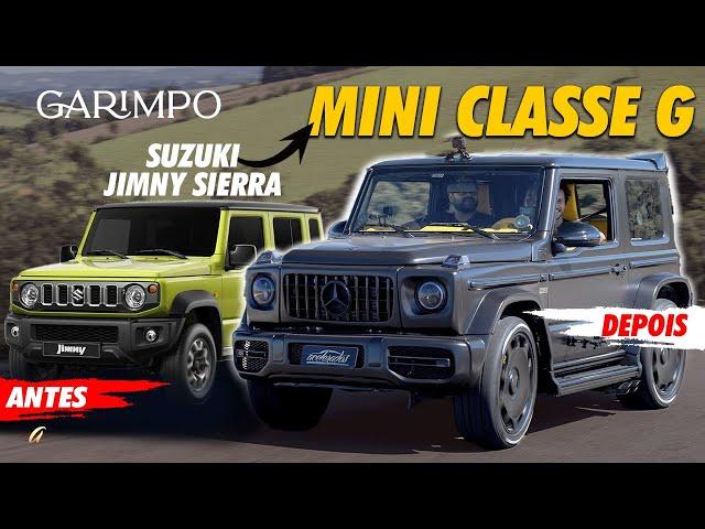 SUZUKI JIMNY VIROU MINI CLASSE G COM KIT DE R$ 250 MIL! Aceleramos o carro que virou moda em Dubai!