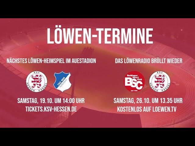 löwen.tv • SGV Freiberg Fußball - KSV Hessen Kassel