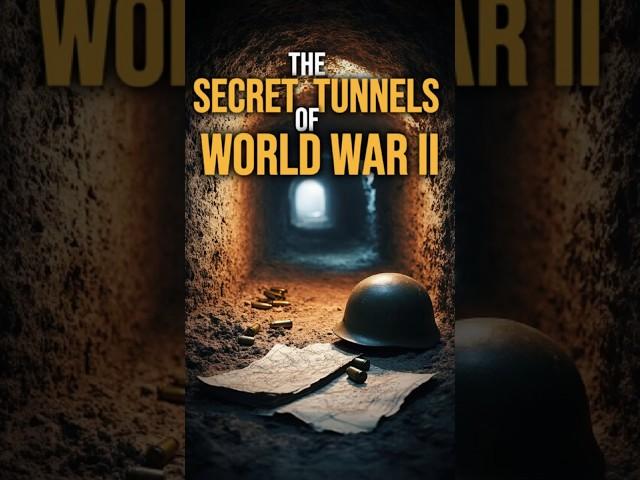 The Secret Tunnels of WWII - World War II #HistoricalDiscovery #WarDocumentary #ExploreHistory