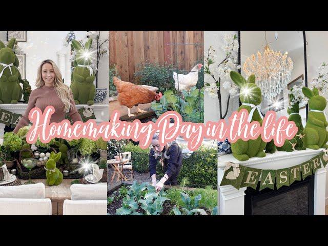 🪴 SPRING DECORATING // FIRST GARDEN HARVEST OF 2025   Peaceful homemaking