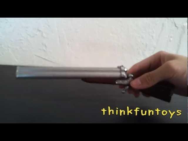 Double Barrel Shotgun Butane Lighter with LED Light