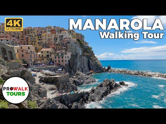 Cinque Terre Italy Walking Tour - Manarola 4K with Captions by Prowalk Tours