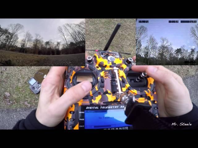 2.4GHz RC Range Test Jeti DS16 & FrSky Taranis