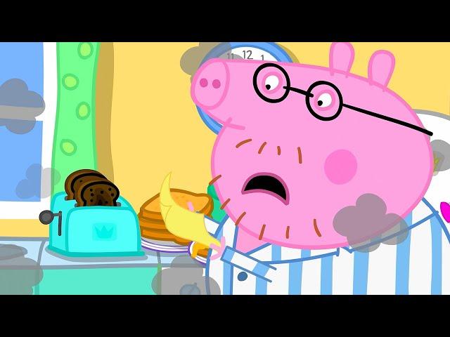 Papai Porco Queima a Torrada | Contos da Peppa Pig