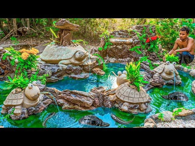 Rescue Turtle From Dry Up Place Build Tortoise Pond And Fish Pond