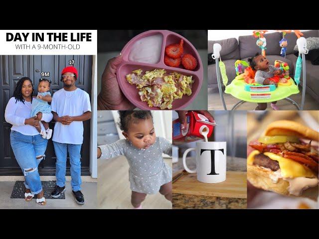 I Started Over! DAY IN THE LIFE with my 9-Month-Old! What we eat, working from home & more!