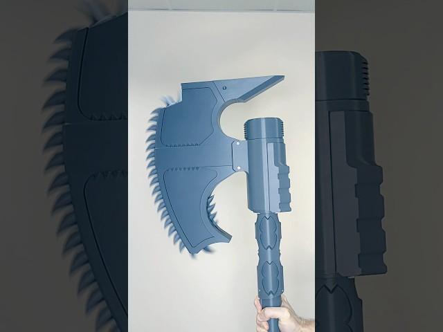 chain axe prototype. #warhammer #warhammer40k #props #3dprinting