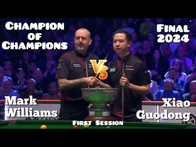 Mark Williams vs Xiao Guodong - Champion of Champions Snooker 2024 - Final First Session(Full Match)