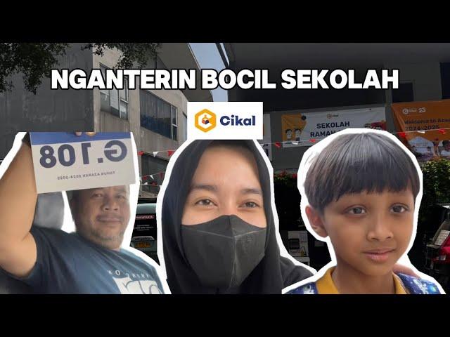 NGANTERIN BOCIL SEKOLAH | REVIEW KANTIN CIKAL | MAIN KE CIKAL SERPONG #kvlog