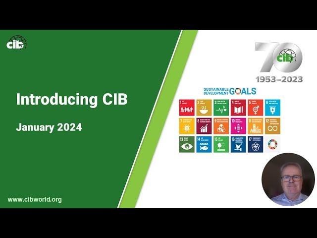 CIB introduction presentation Jan 2024