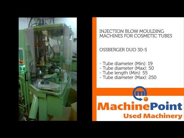 OSSBERGER DUO 30-S Used INJECTION BLOW MOULDING MACHINES FOR COSMETIC TUBES MACHINES MachinePoint