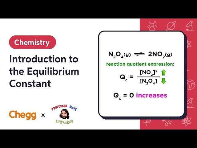 Introduction to the Equilibrium Constant | Professor Dave & Chegg Explain