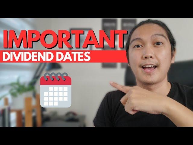 How to invest to receive dividends (IMPORTANT dividend dates explained)