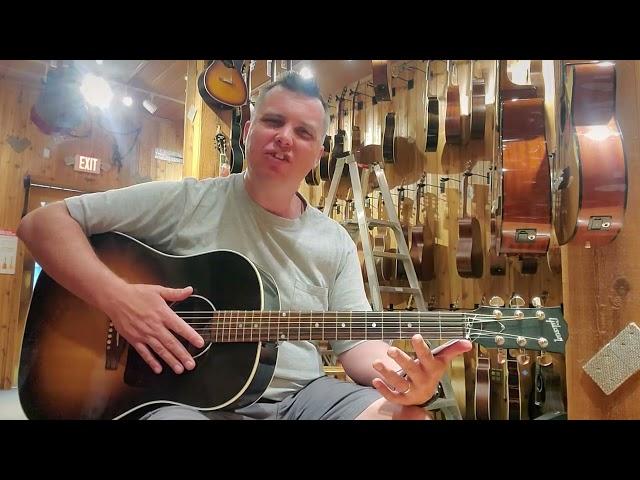 Gibson J-45 Review and Demo - normal guy acoustic guitars