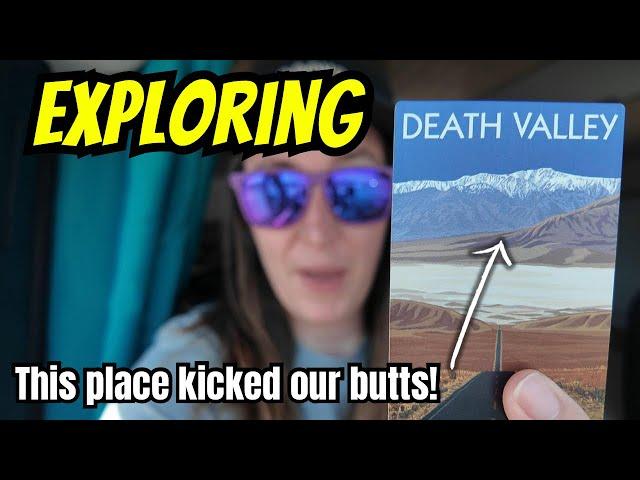 The HOTTEST place on Earth! | Van Life Death Valley | Our Favorite Travel Bag Swiss Digital