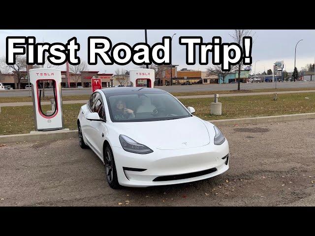 Tesla Road Trip in the Model 3 Standard Range Plus!