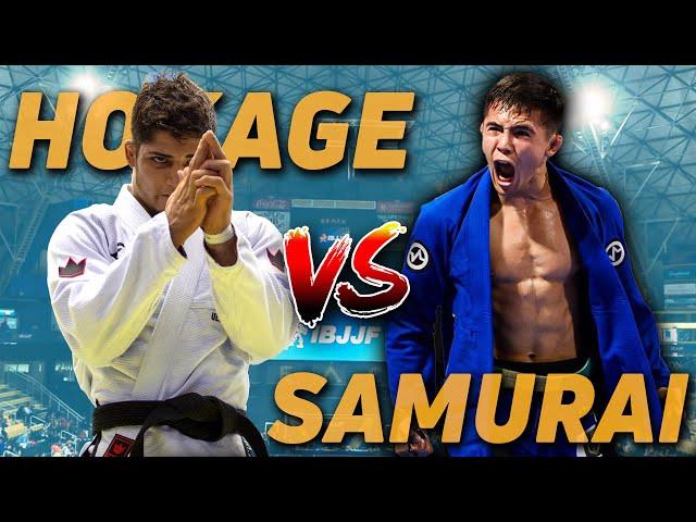 These Featherweights Throw Down Fabricio Andrey vs Samuel Nagai | 2022 IBJJF World Championships