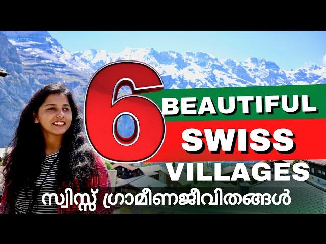 6 Must Visit Beautiful Switzerland Villages Around Lauterbrunnen | Switzerland Malayalam Vlog