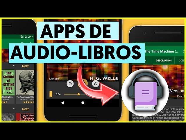   3 Mejores APPS de AUDIOLIBROS Gratis en Español para Android e iOS (2024)